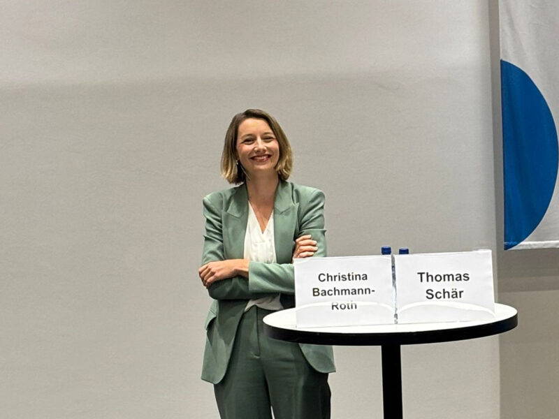 Christina Bachmann-Roth anlässlich Podiumsdiskussion