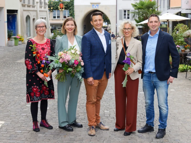 Neu zusammengesetzter Stadtrat Lenzburg