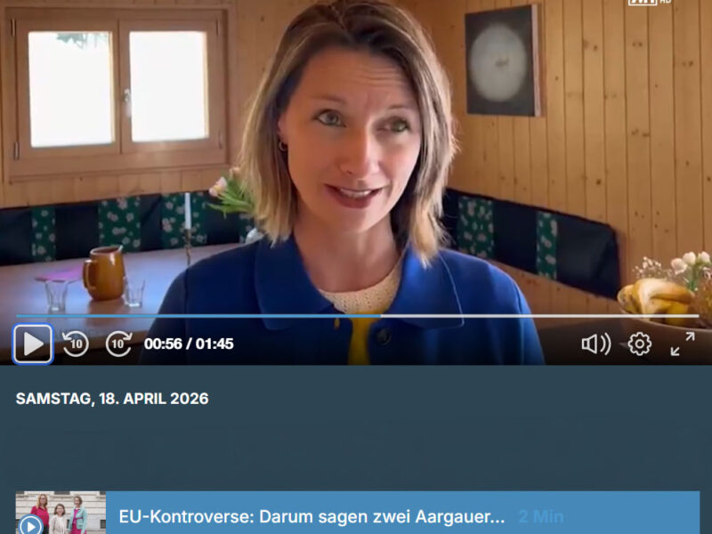 Ausschnitt aus dem Tele M1 Bericht zur EU-Vetragsdebatte